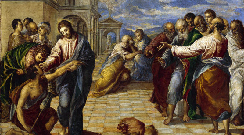 'Christ Healing the Blind', El Greco [Public domain]