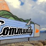 Welcome to Community sign